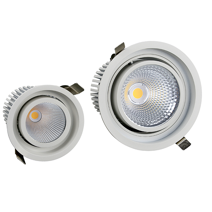 recessed adjustable led downlight High-quality COB downlight