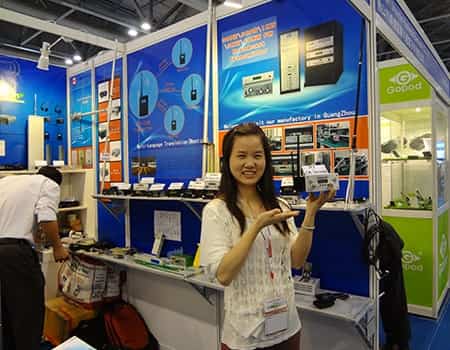 FM Iaci Transmitter Booth in HKEF 2012