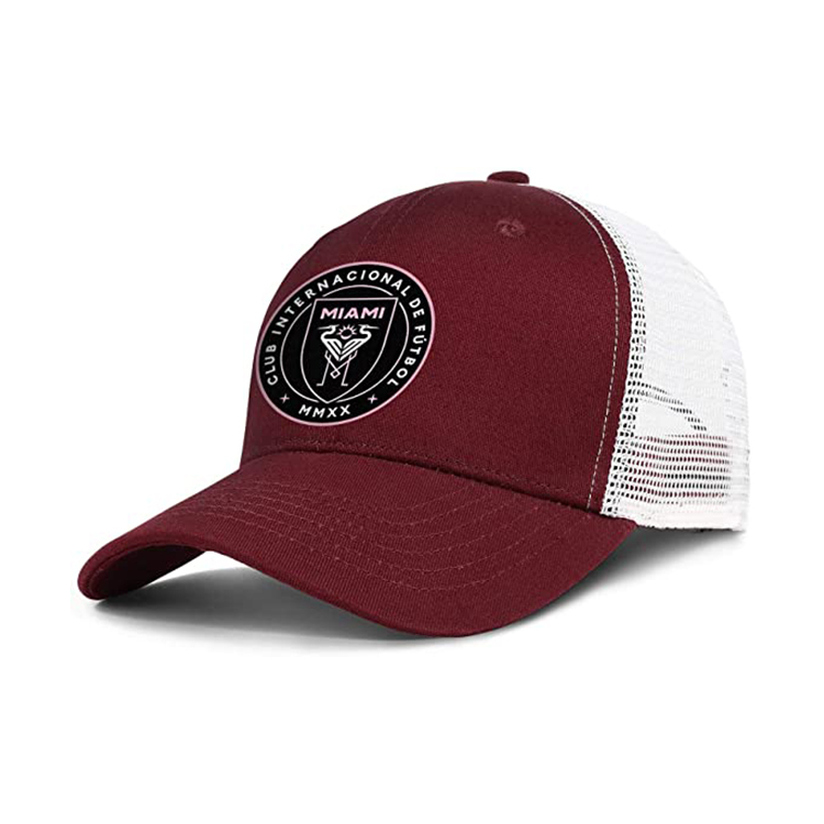 Embroidery Mens Baseball Caps for Men Truck Hats Adjustable Mesh trapback Cap Trucker Hat Vintage (red)