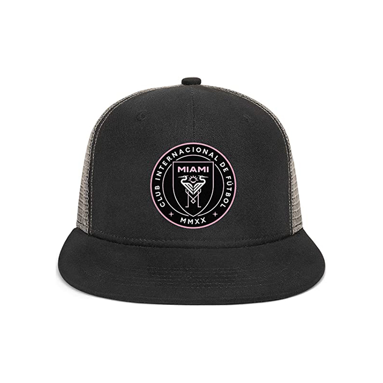 Trucker Cap - Leather Live Circle Patch Hat - Snapback Closure - Mid Profile Crown - Great for Men and Women!