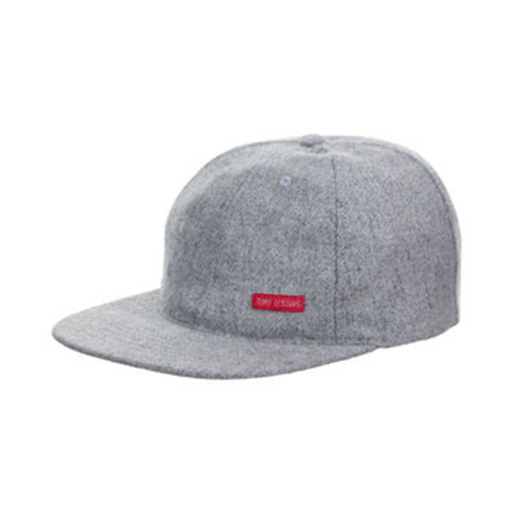 Flat Bill Visor Classic Snapback Hat Blank Adjustable Brim High Top End Trendy Color Style Plain Tone Baseball Cap