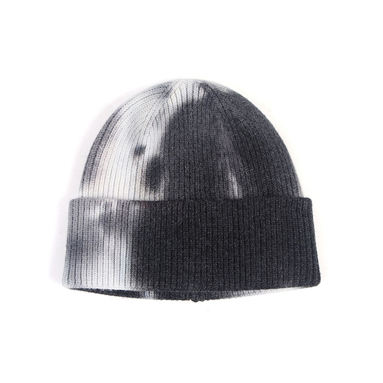 BSCI Acrylic gorros Slouchy beanie,Blank Plain Ski Custom Tie-dyed Fabric Knit Skull Beanie hat