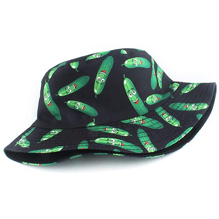 Bucket Hats Cotton Sun Hat for Women Summer Travel Outdoor Reversible Cap Double Sides Wear