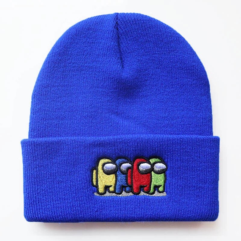 New Beanies Knitted embroidery for Men Woman Winter Hats Fluorescent Hat Autumn Male Female Beanie Caps Warmer Bonnet Casual Cap