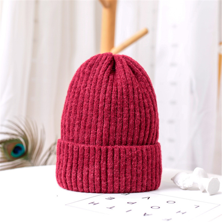 New Winter Hairy Thick Hat Candy Colors Women Knitted Hat Warm Soft Elegant All-match Trendy Hat Kpop Style Wool Beanie Hat Gift