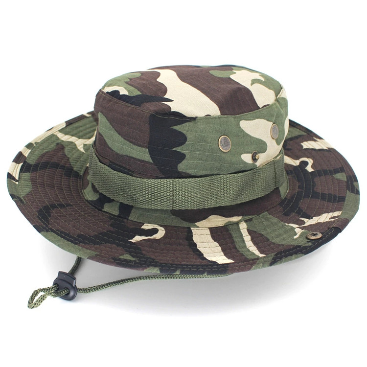 2021 Multi Color Camouflage Tactical Bucket Hat For Man Quick Dry Cap Army Military Paintball Outdoor Fishing Fisherman Hats