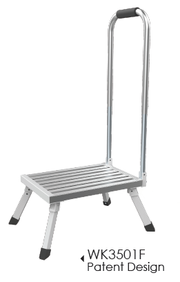 folding step stool with handle