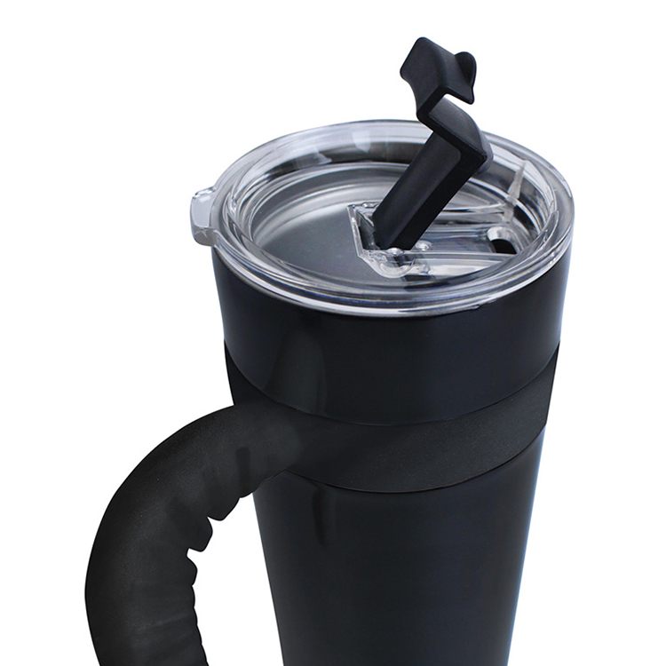 Silicone Handle Insulated Stainless Steel Coffee Tumbler KTI0311
